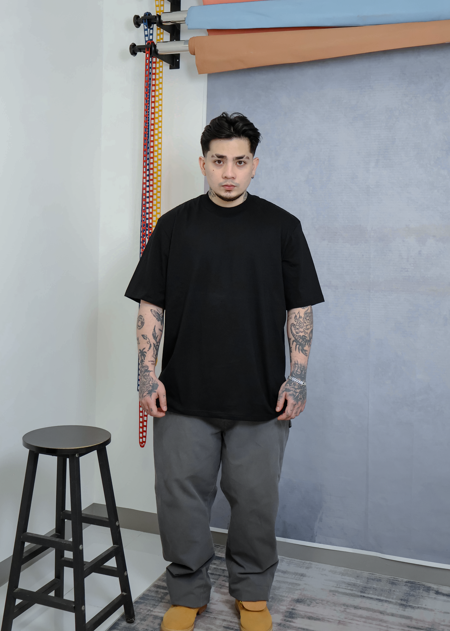 CLEAN | OVERSIZED FIT in "JET BLACK"