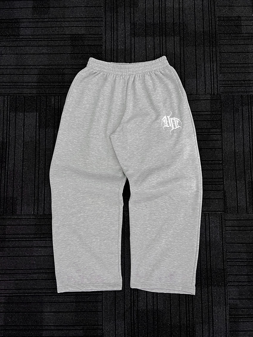 SIGNATURE PLAIN "BAGGY SWEAT PANTS" IN GRAY