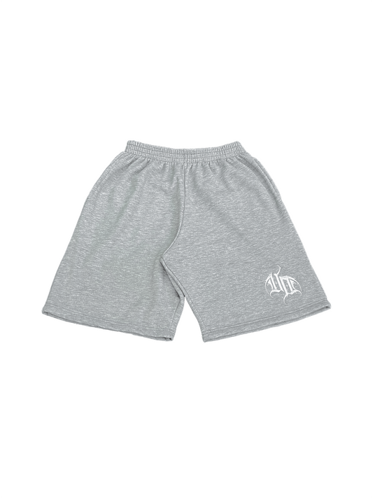SIGNATURE PLAIN "BAGGY SWEAT SHORTS" IN GRAY