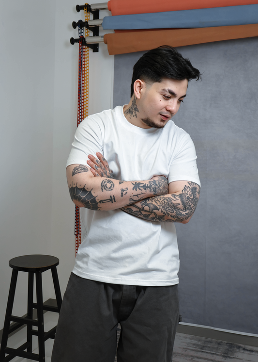CLEAN | BASIC REGULAR FIT in "PURE WHITE"