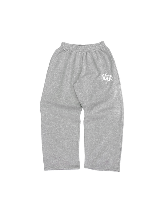 SIGNATURE PLAIN "BAGGY SWEAT PANTS" IN GRAY