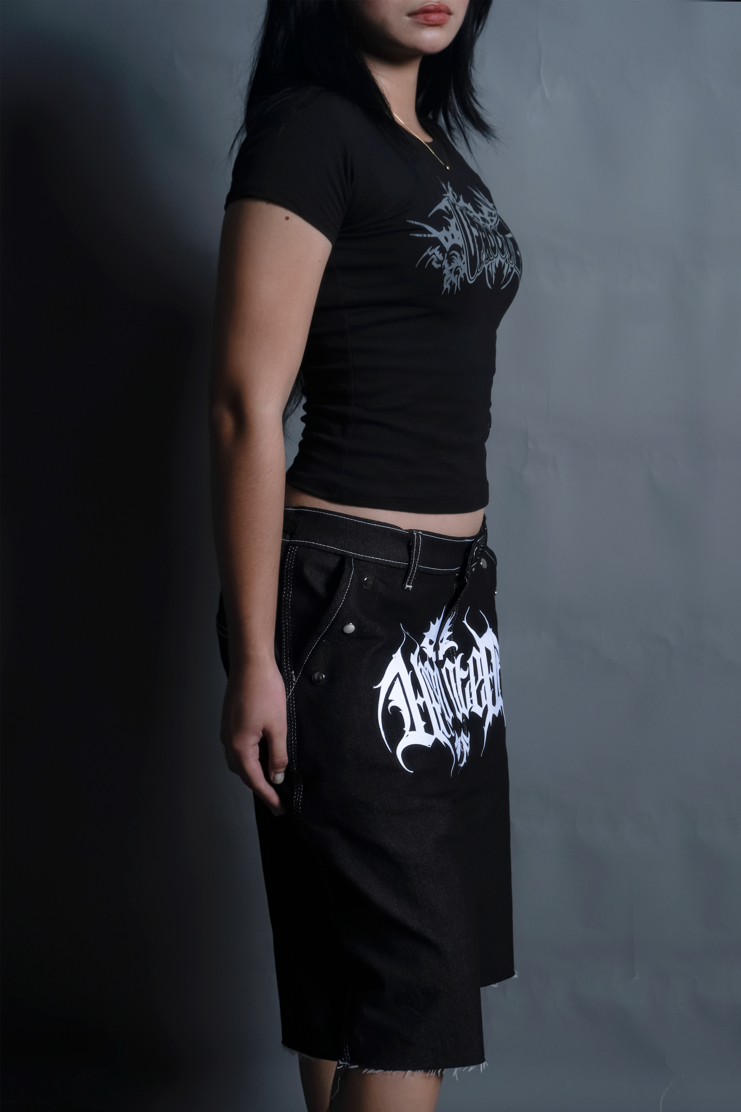 "REFLECT FULL" BODY SUIT FULL LENGTH TOP IN BLACK
