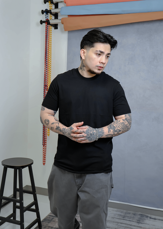 CLEAN | BASIC REGULAR FIT in "JET BLACK"